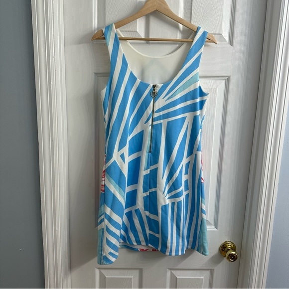 Lilly Pulitzer Dress Shift Mini Beach Coastal Shell Sleeveless Summer Size Small - Picture 5 of 8